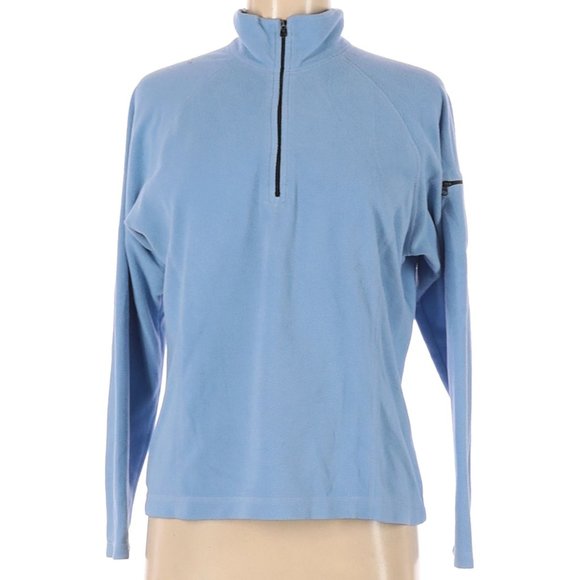 L.L. Bean Sweaters - L.L. Bean Fleece in Light Blue Size M